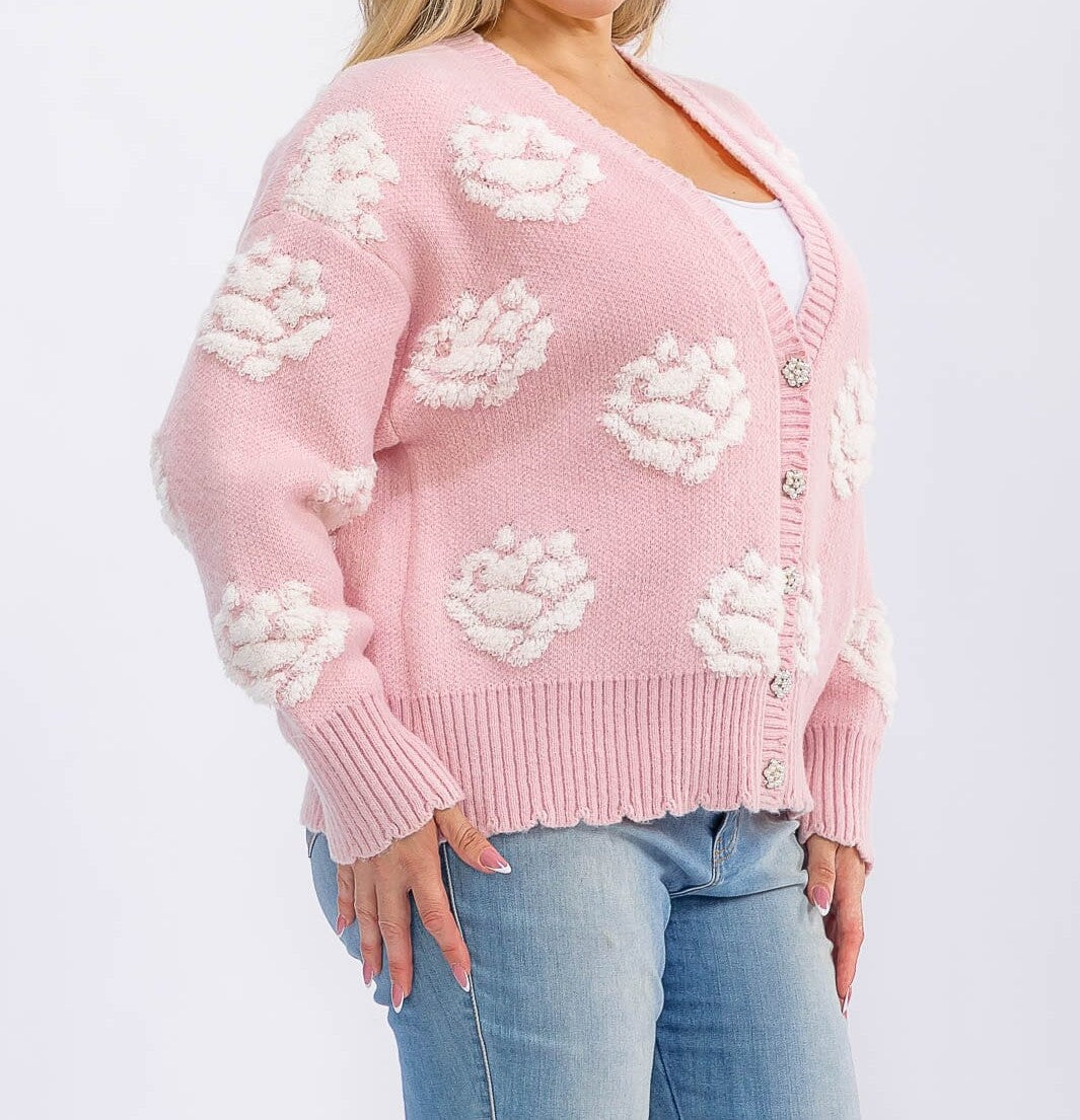 Love Me Curvy Sweater Cardigan W224