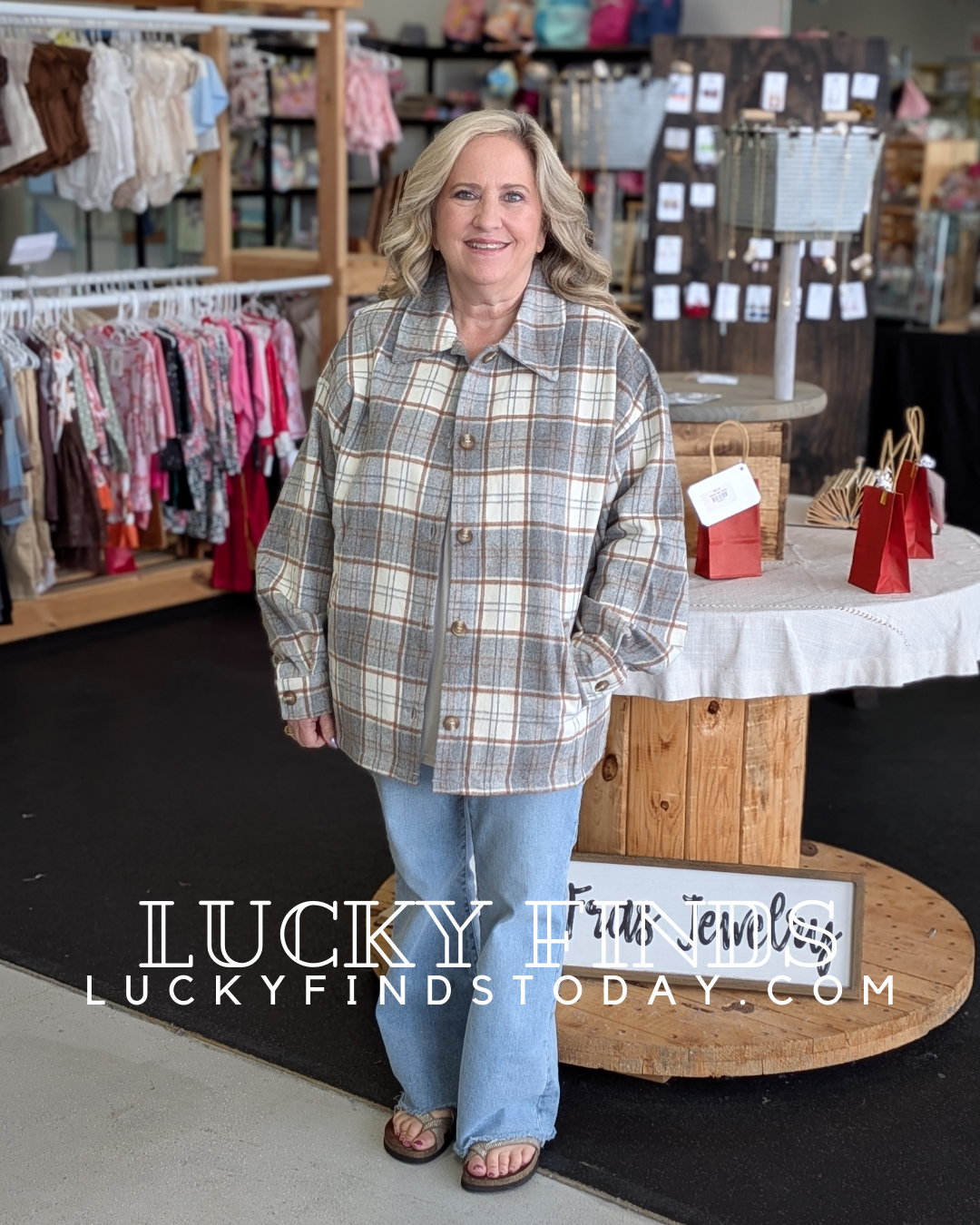 Timeless Cozy Plaid Shacket W236