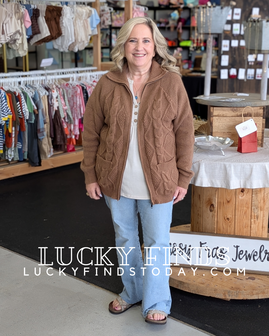 Weekend Zipped Sweater Top W239