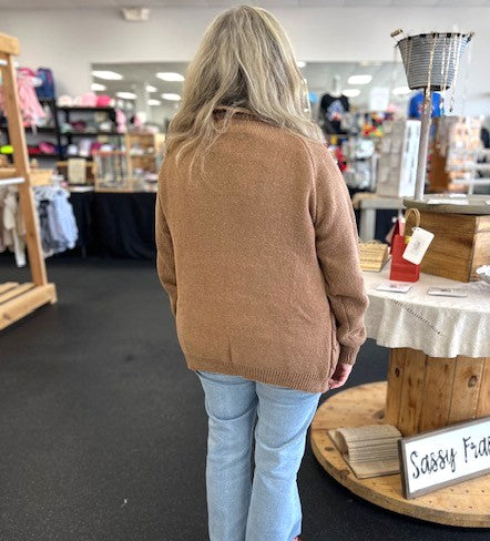 Weekend Zipped Sweater Top W239