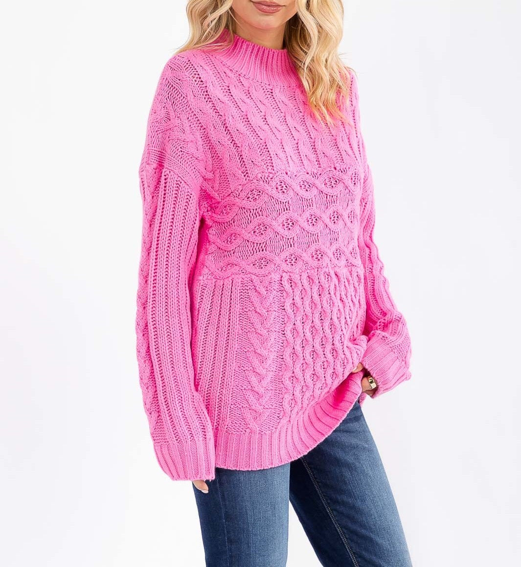 Neon Moon Knit Sweater W240