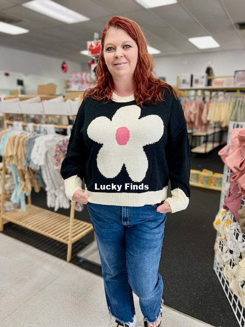 Love My Daisy Sweater Top W241
