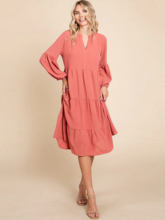 Miami Tiered Midi Dress W242