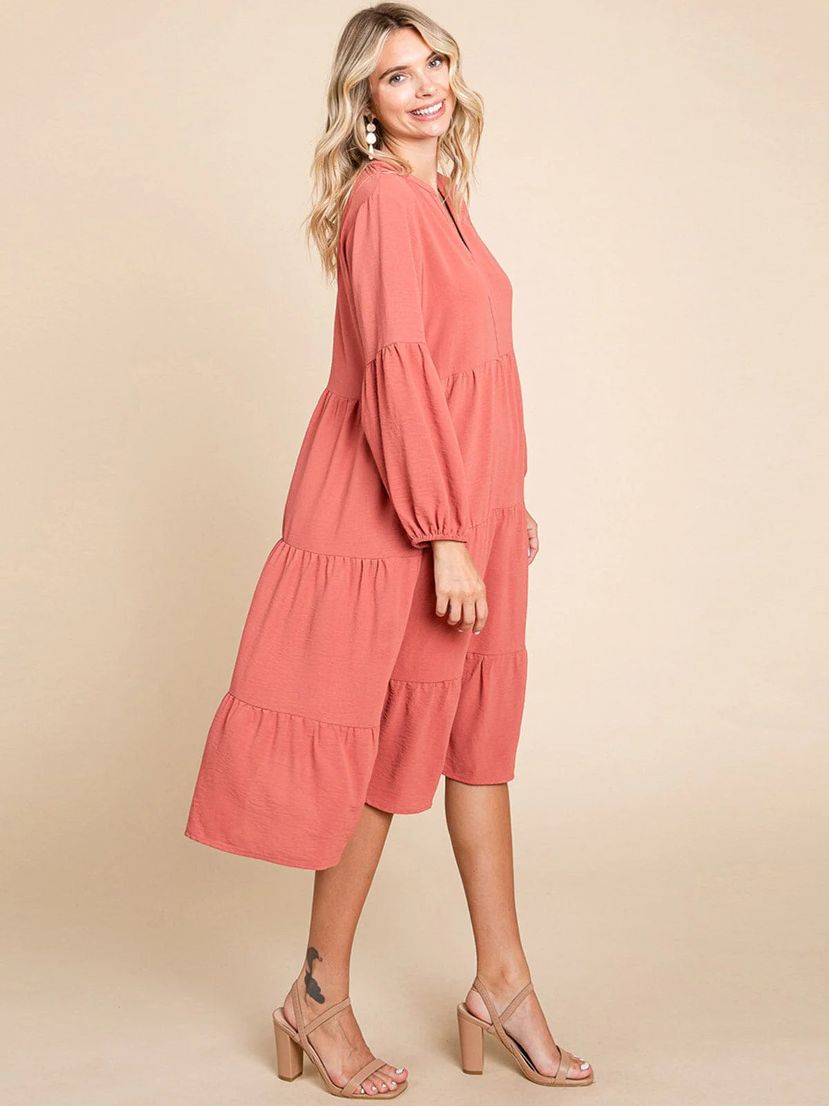 Miami Tiered Midi Dress W242