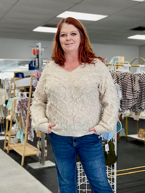 Keep Me Warm Sweater Top W249