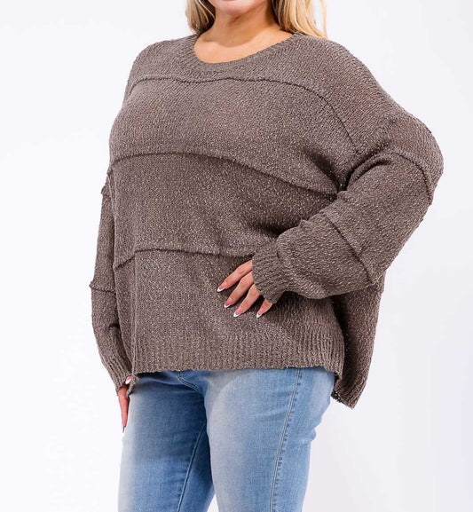 Hello Cozy Curvy Sweater Top W250