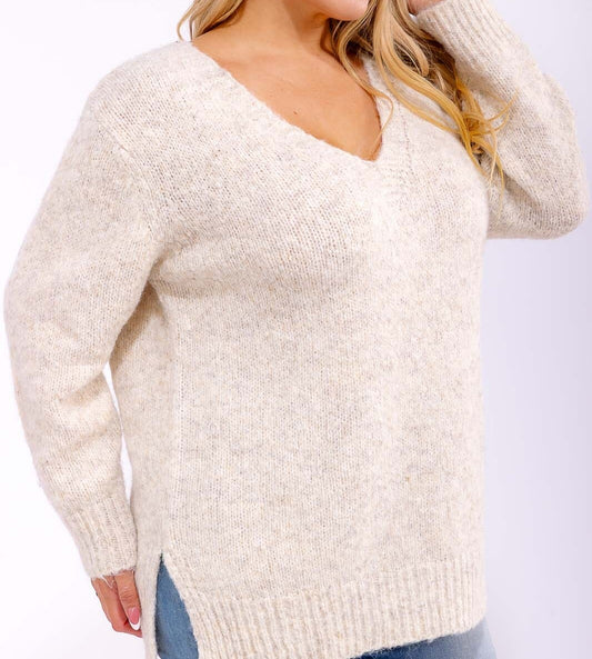 Take Me Curvy Sweater Top W251