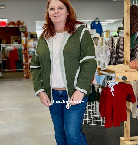 Splash of New Cardigan Hoodie W248