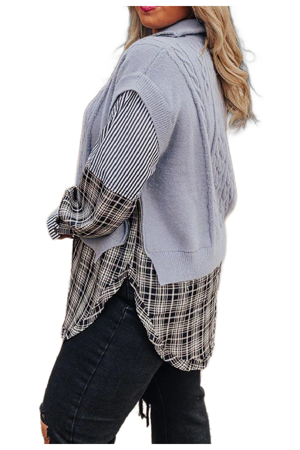 Eye-Catching Curvy Top W266