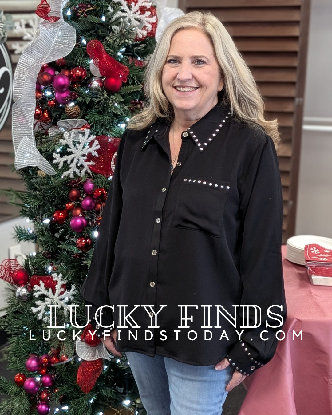 Wild Ride Studded Top W269