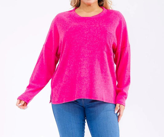 Autumn Spice Curvy Top W272