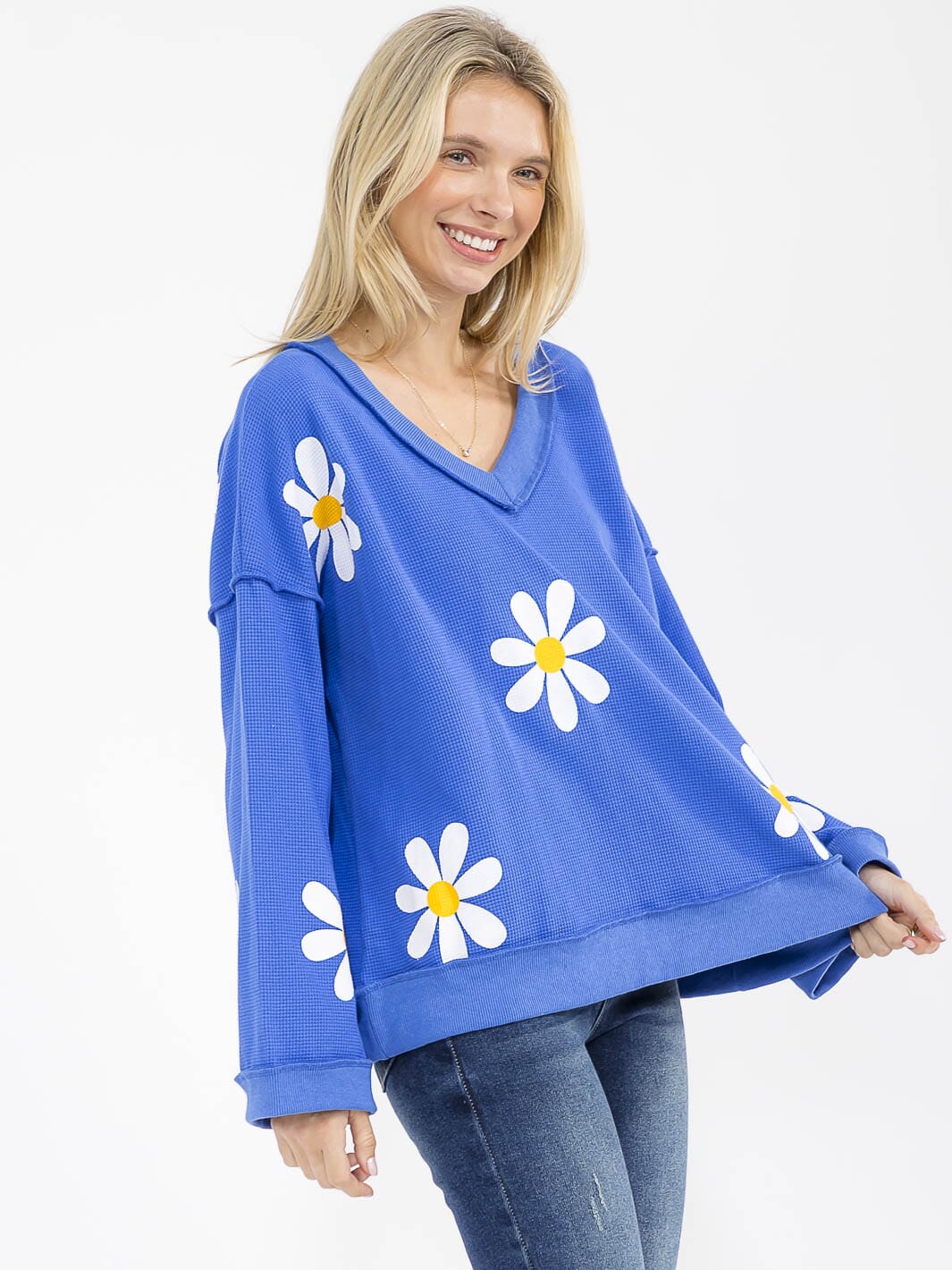 Dancing Floral Top W282