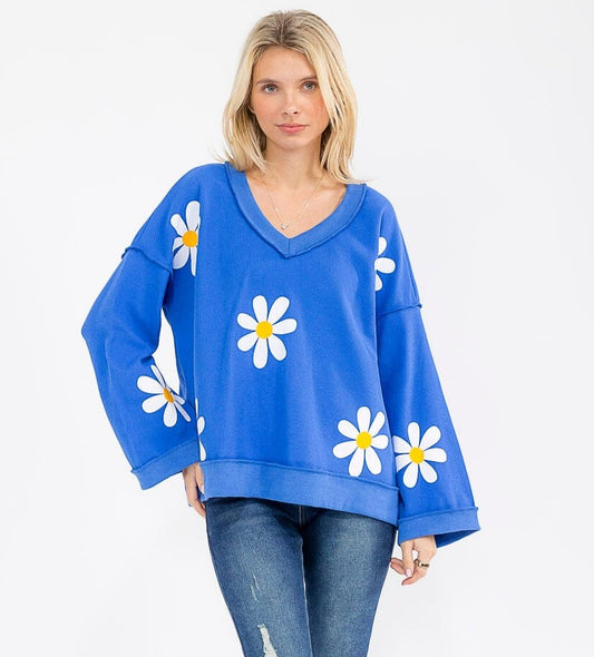 Dancing Floral Top W282