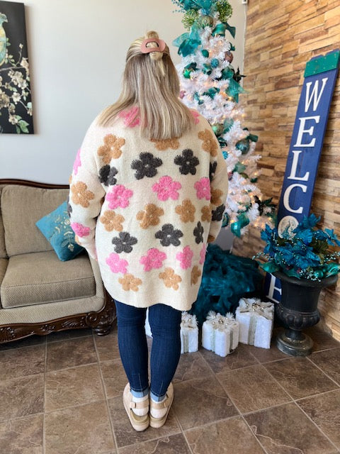 Love My Daisy Long Cardigan W284