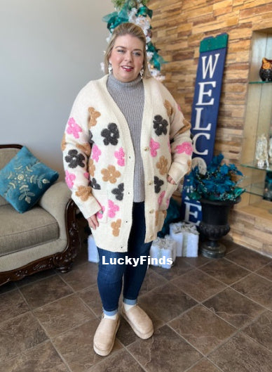 Love My Daisy Long Cardigan W284