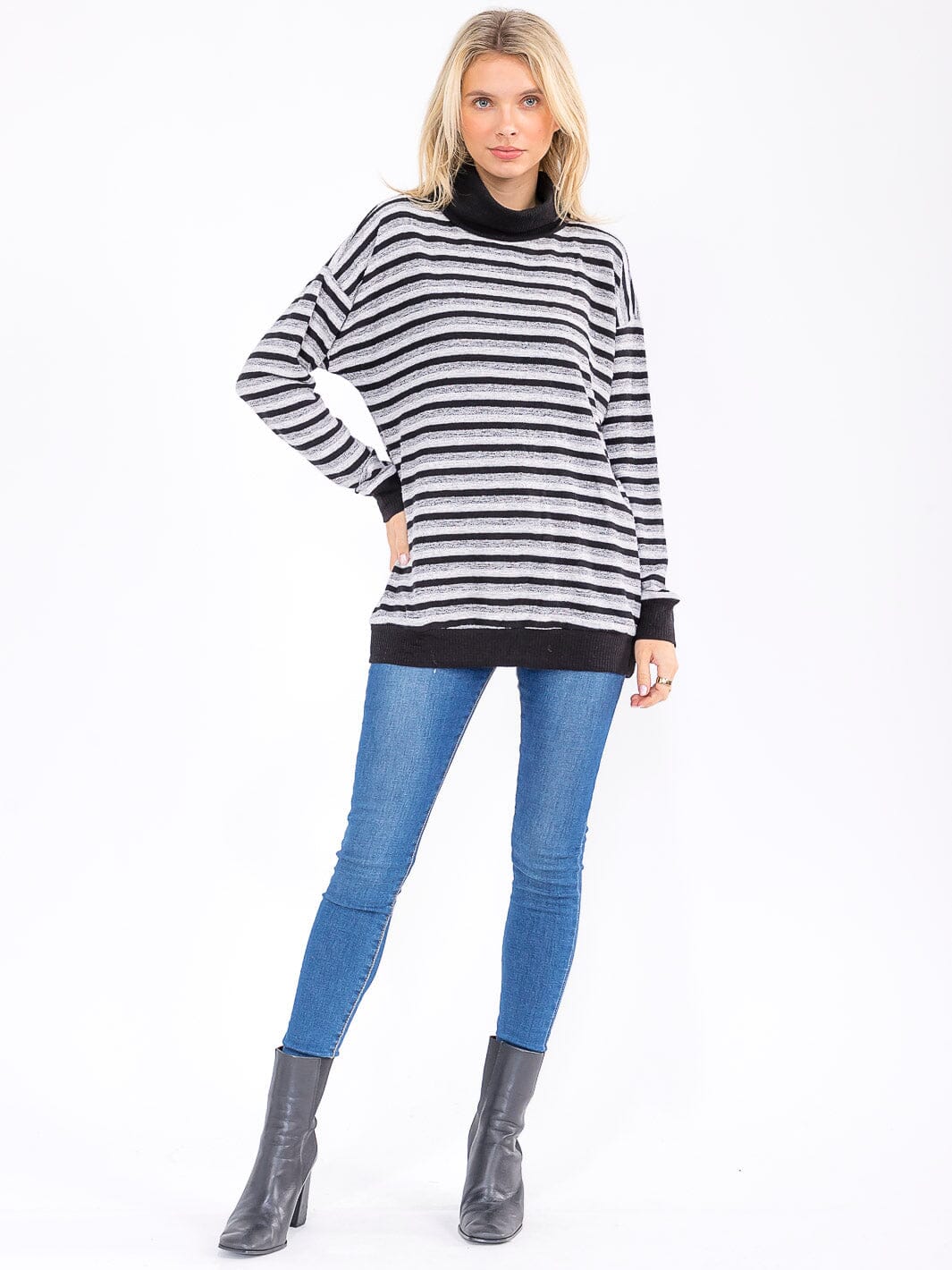 Me & You Turtle Neck Top W285 Final sale