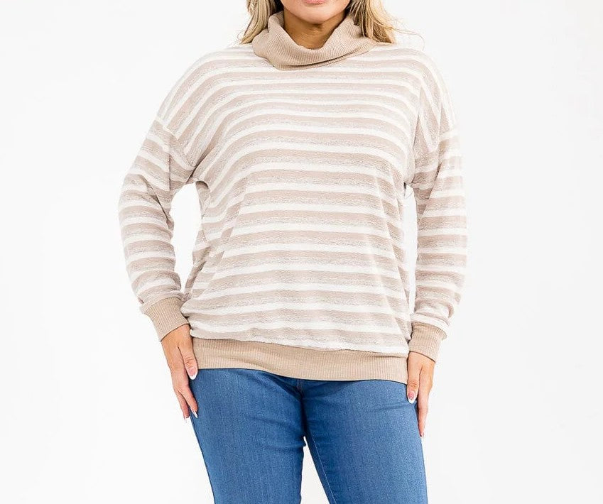 Me & You Turtle Neck Top W285 Final sale