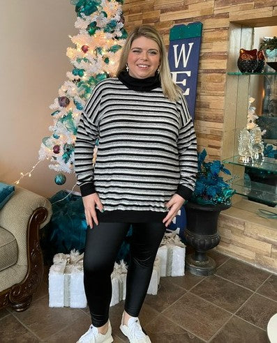 Me & You Turtle Neck Top W285 Final sale