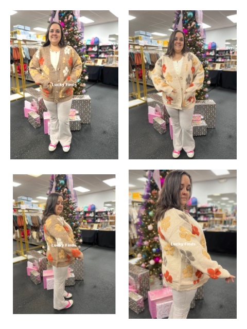 Planting Flower Cardigan W304