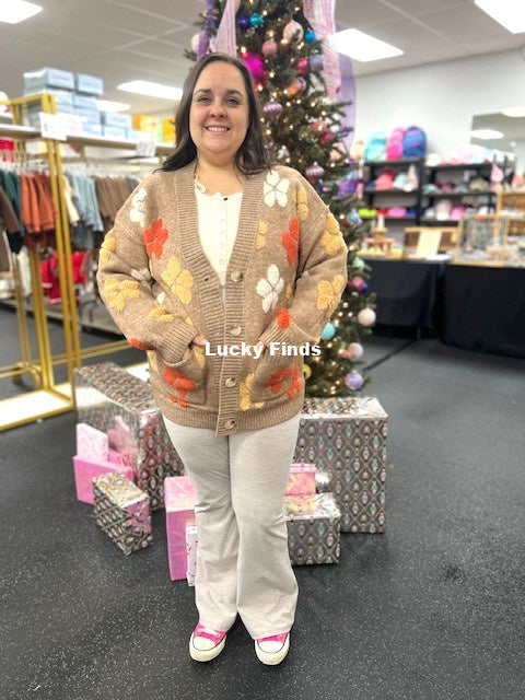 Planting Flower Cardigan W304