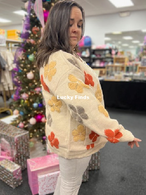 Planting Flower Cardigan W304