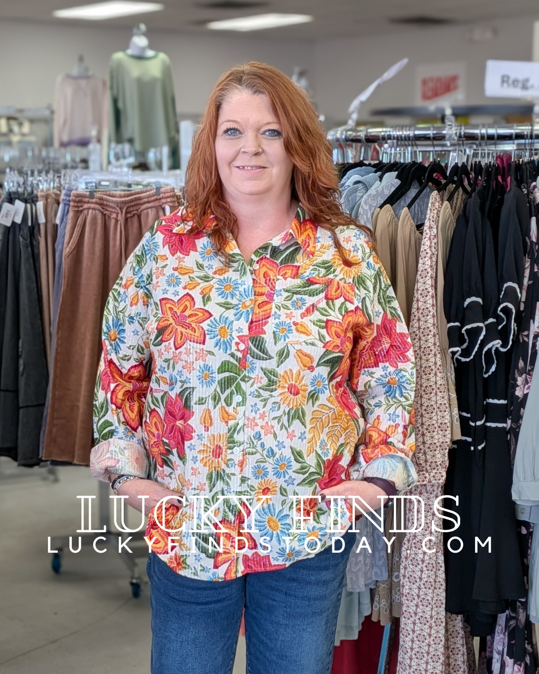 Fancy Paradise Floral Top W305