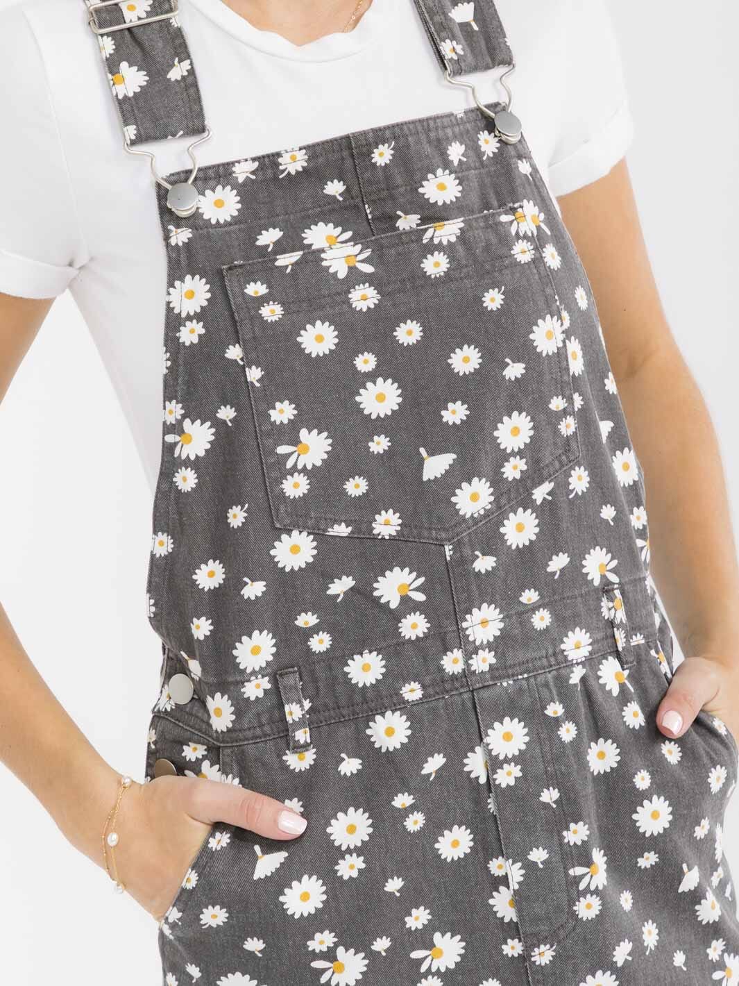 Fancy Denim Overall Skirt W320 Final Sale