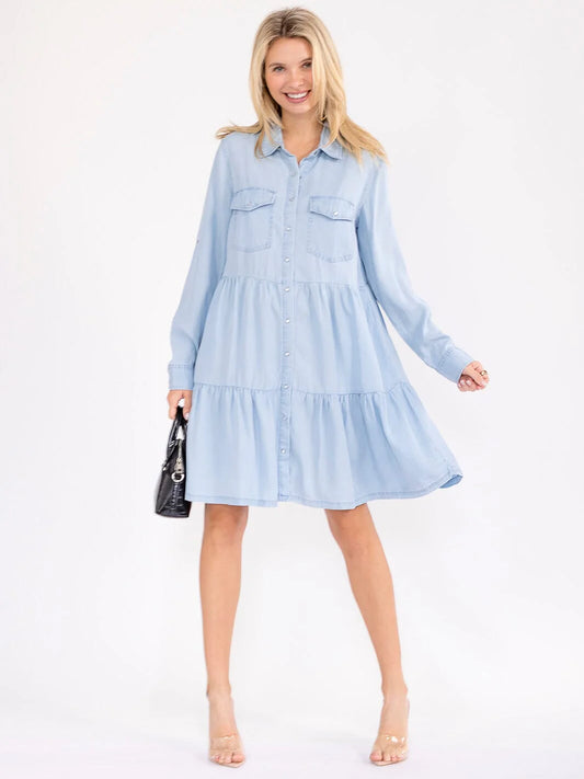 Made for Me Chambray Dress W330