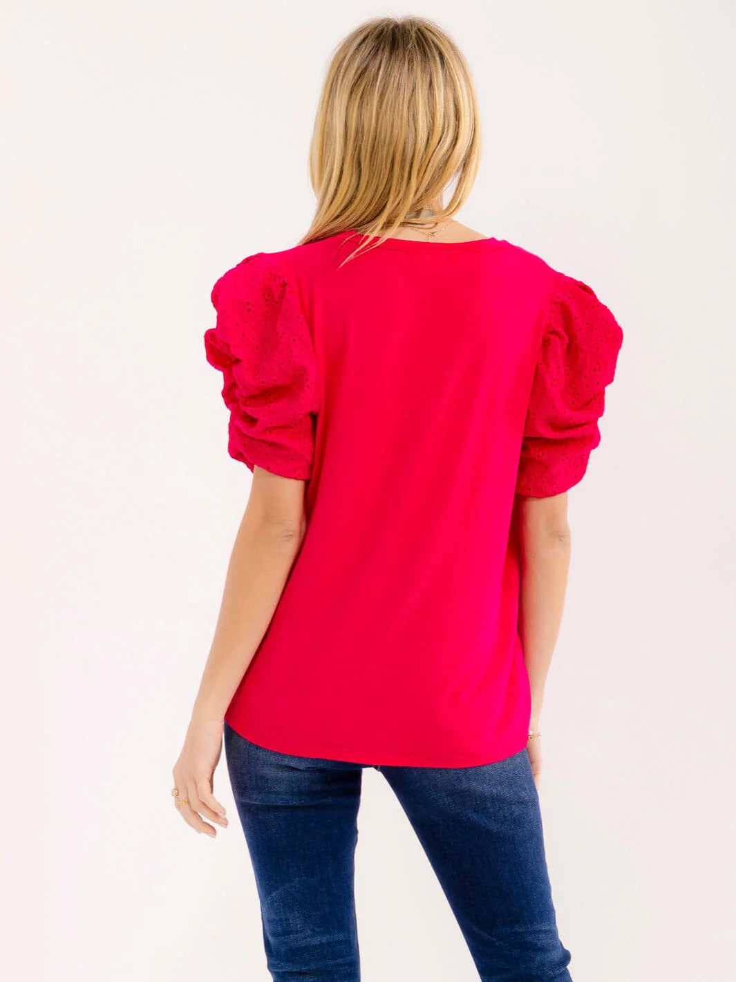 Fancy Puff Sleeve Top W347