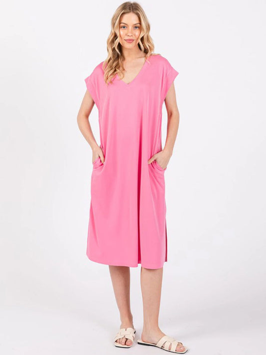 Simple Pleasure Midi Dress W349