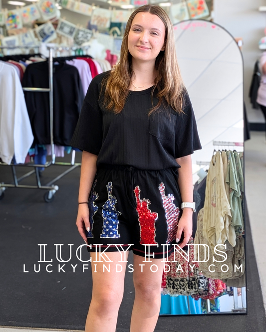 Fun Sequin Shorts W358