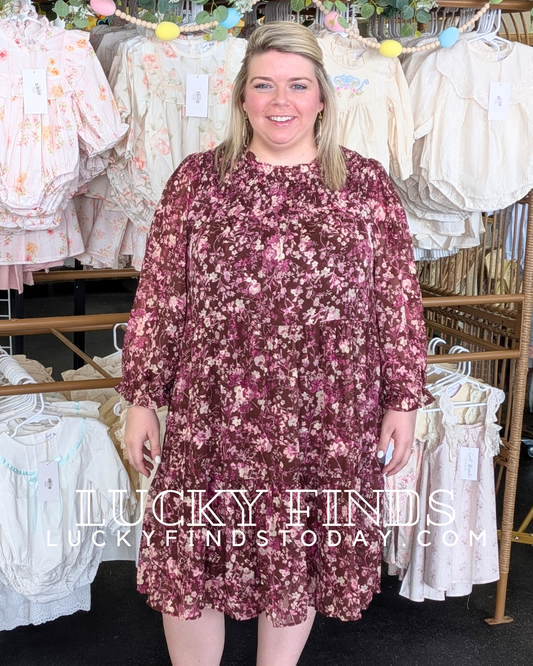 Floral Frenzy Curvy Dress W360