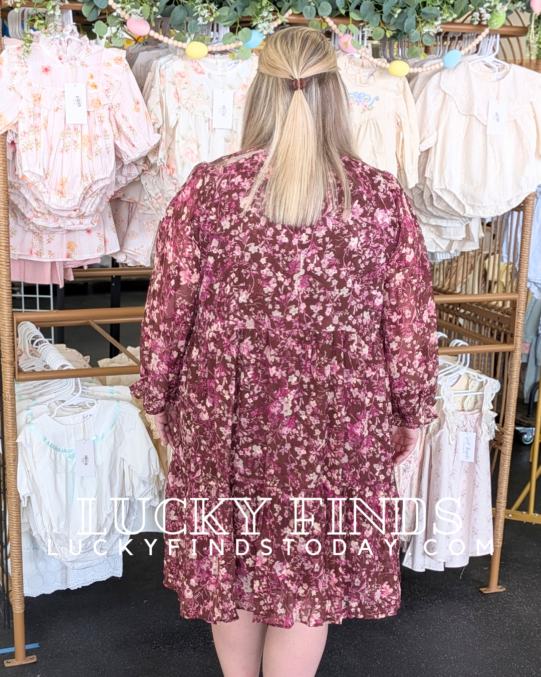 Floral Frenzy Curvy Dress W360