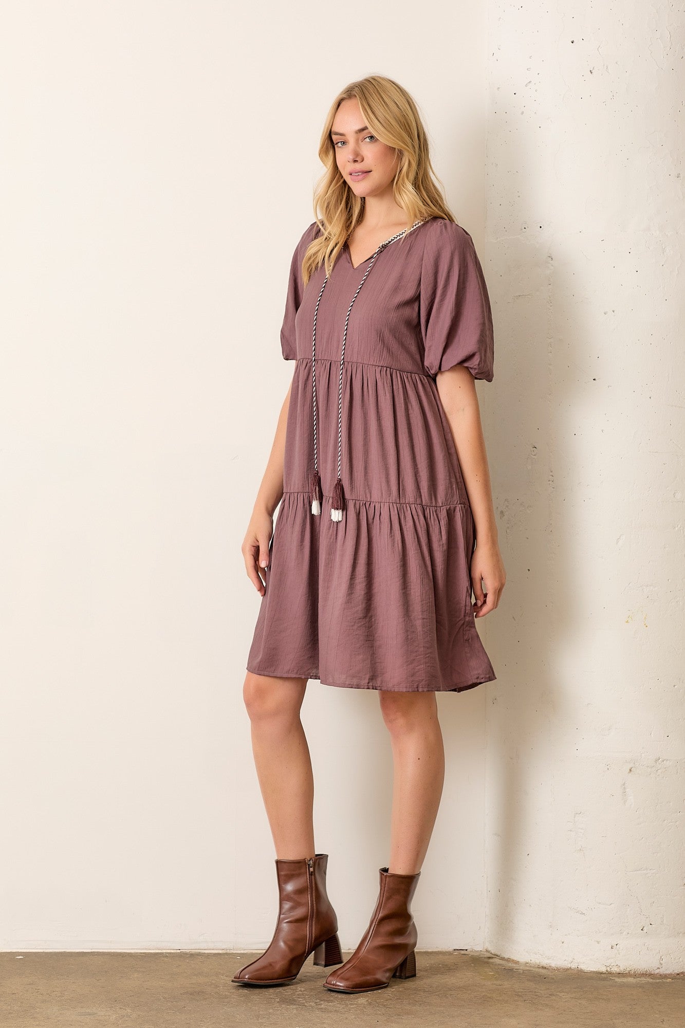 Eclipse Beauty Tiered Dress W373