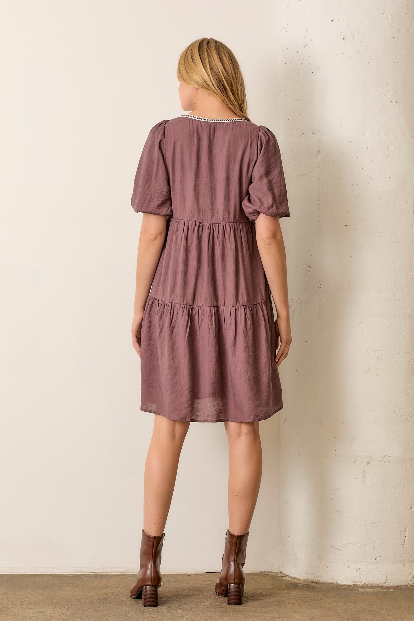 Eclipse Beauty Tiered Dress W373