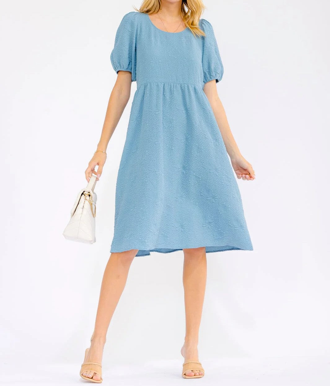 Universal Charm Textured Dress W375