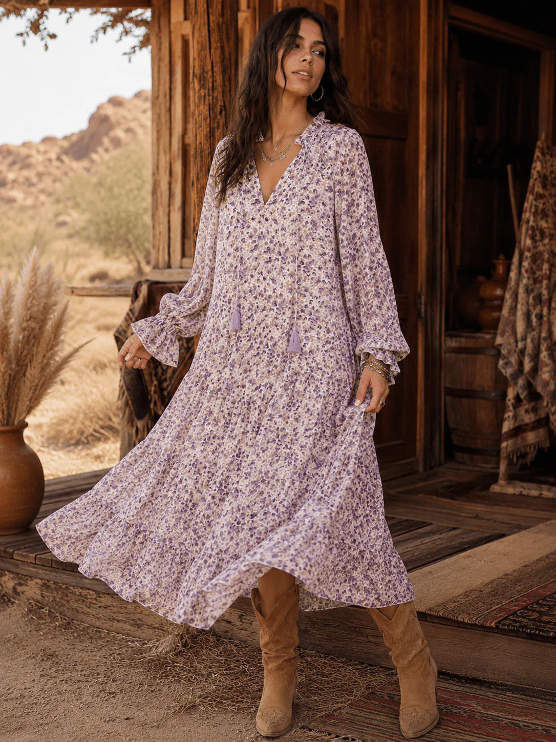 Sweet Tea Floral Maxi W386