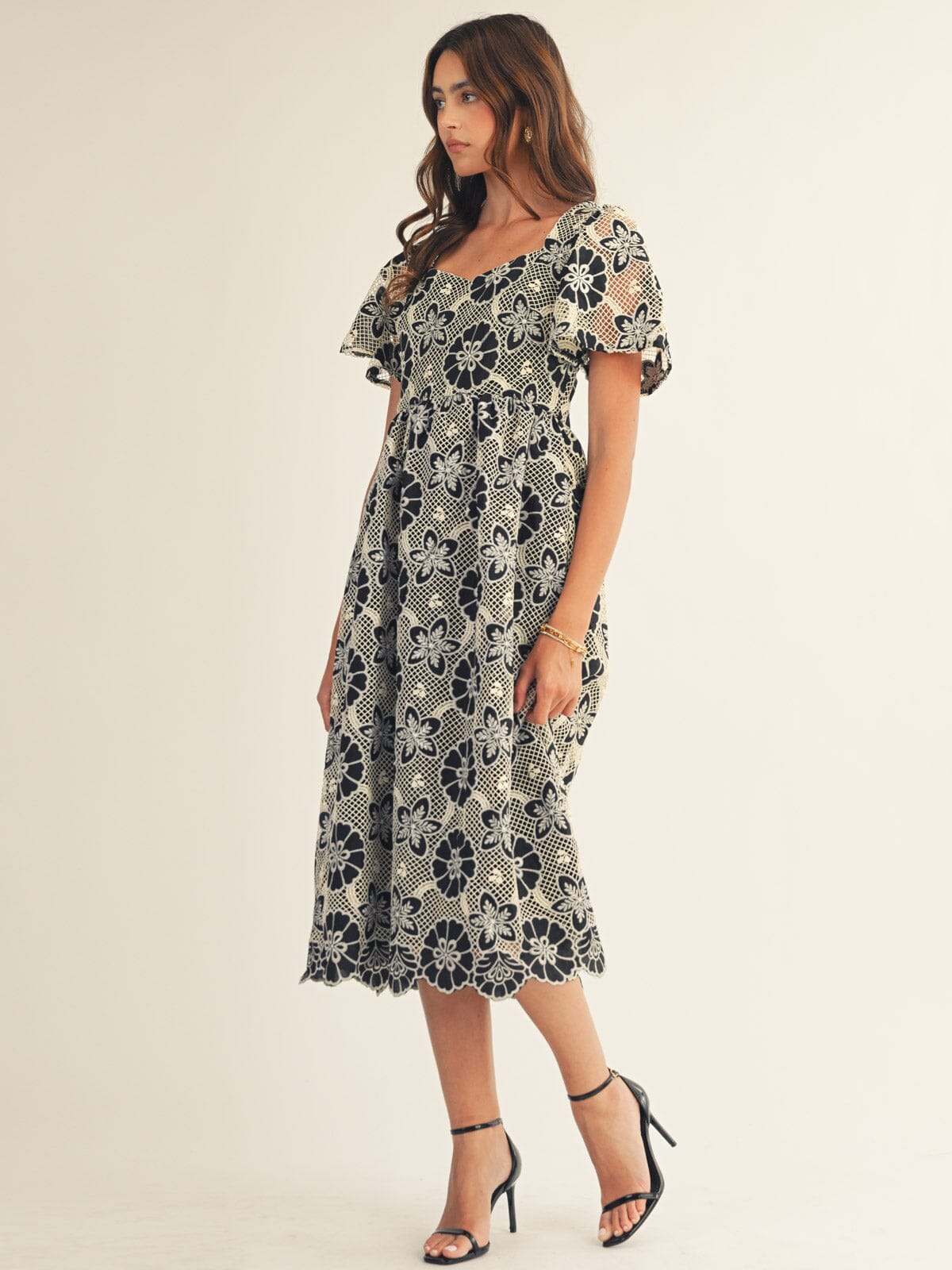 Bit Of Charm Midi Dress W387