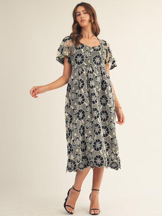 Bit Of Charm Midi Dress W387