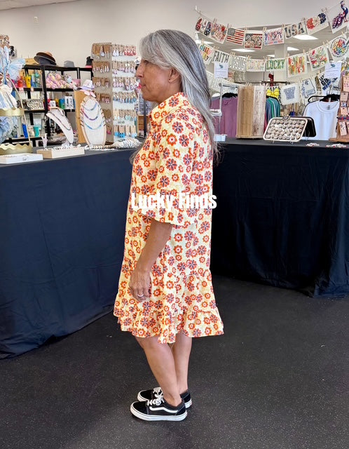 Signature Fun Floral Dress W396