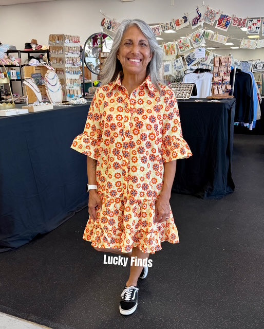 Signature Fun Floral Dress W396
