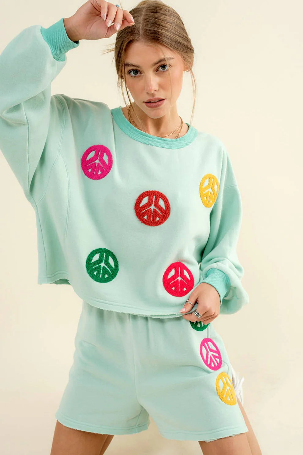 My Peaceful Shorts Set W397