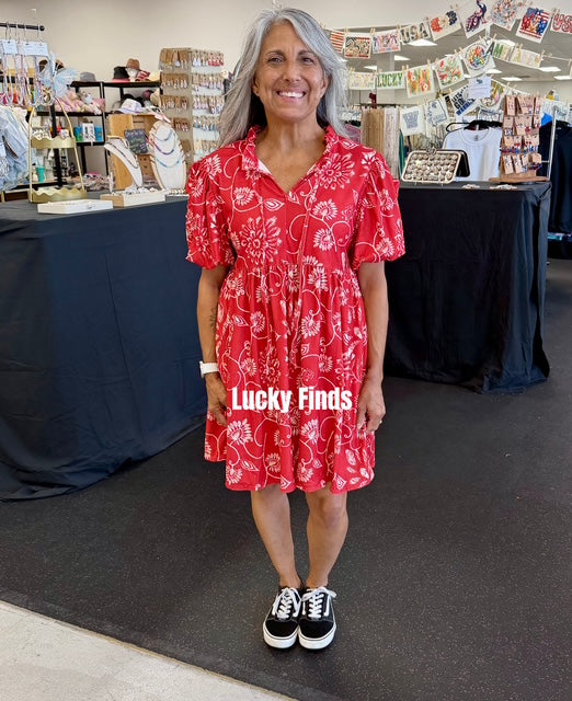 In My Favor Floral Dress W398