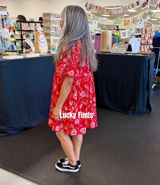 In My Favor Floral Dress W398