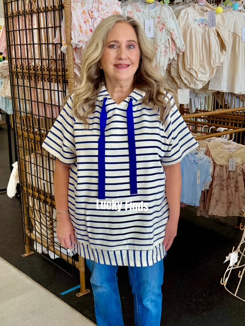 Lovely Outlook Hoodie Tunic W414