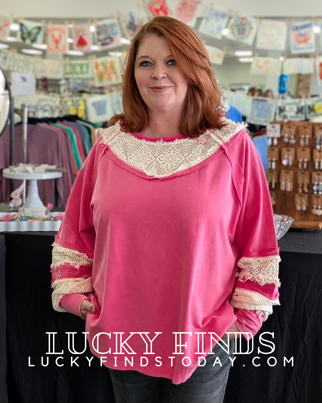 Lace Lover Curvy Top W425