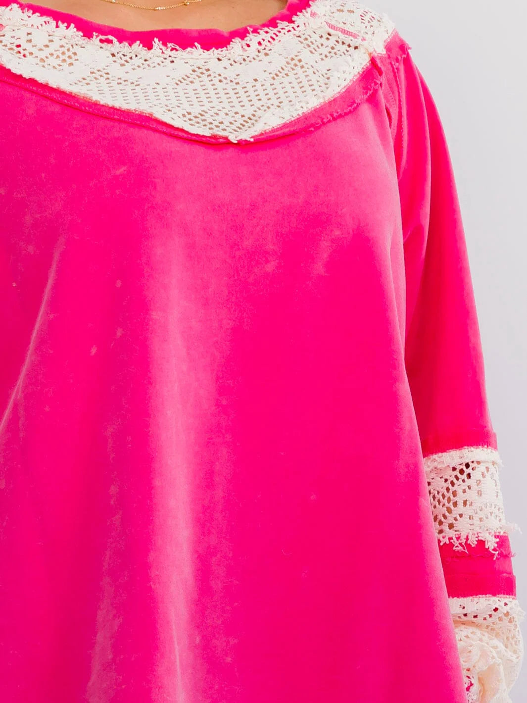 Lace Lover Curvy Top W425