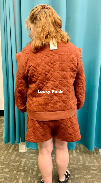 Cozy Curvy Quilted 2-Piece Set W435