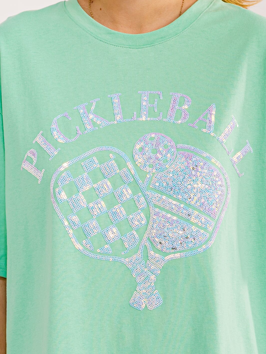 Sporty Pickleball Tee W436