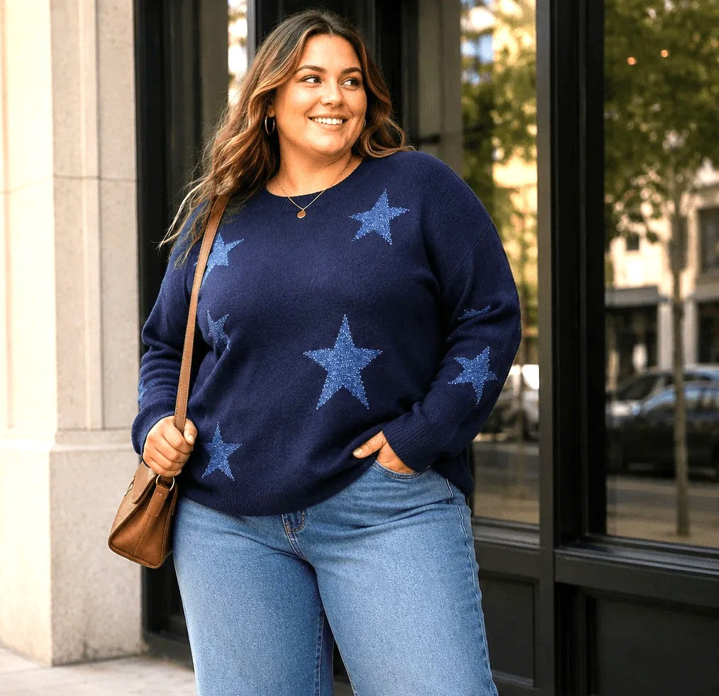 My Star Curvy Sweater W457
